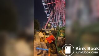 Nycsexcapade public fuck at an amusement park