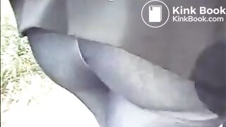 Big ass blonde pooping - video 2