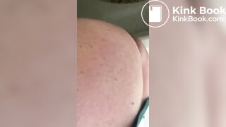 Blonde Girl pooping