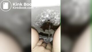 CLASSIC pov-public-bathroom-shitting