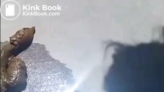 Yoga girl pooping - video 2