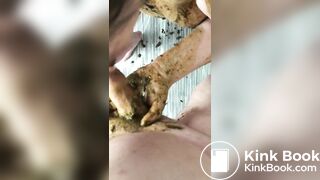 Mature bbw wife enjoys scat and manure - video 2