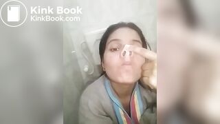 Indian girl pissing and Pooping