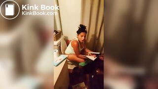 Nodding while pooping