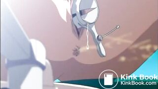 Hentai nurse shits while being "examined"