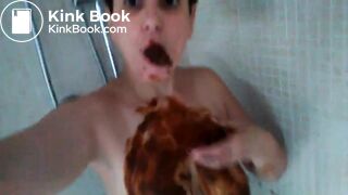 she loves her shit and likes to taste it in her mouth