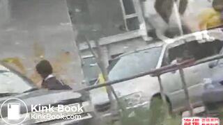 Japanese girl pooping44