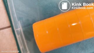 Giant verbally physically plays with bus (scat)