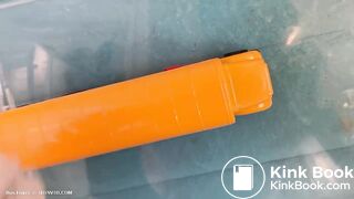 Giant verbally physically plays with bus (scat)