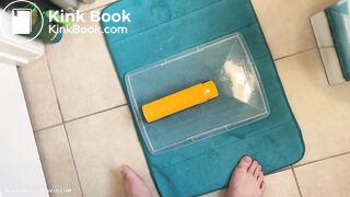 Giant verbally physically plays with bus (scat)