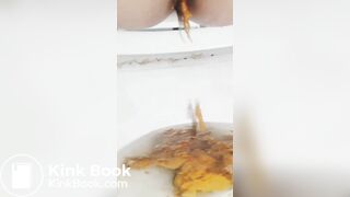 Korean girl pooping comp