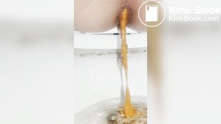 Korean girl pooping comp