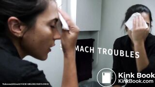 Hot girl toilet diarrhea farting scene 1