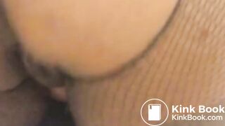 Ebony loose fishnets shit