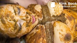 Asian Bondage porn to poop and scat Sex