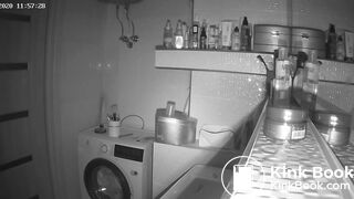 Woman pooping in Toilet 3