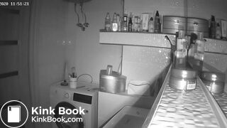 Woman pooping in Toilet 3