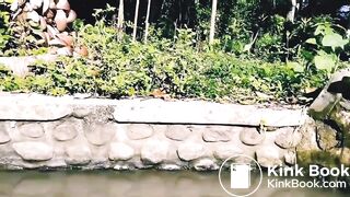 youtube girl poops in river (can't see anything though)