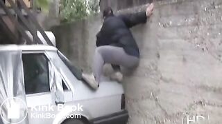 Pooping on car - video 2