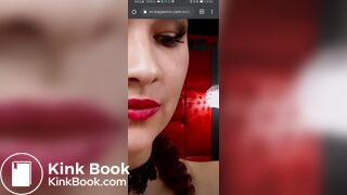 Cute shit eating cam slut