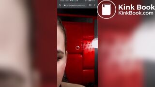 Cute shit eating cam slut