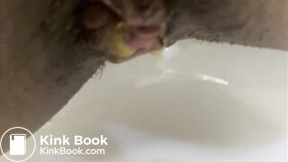 Sexy Latina Gets Dirty Anal Fucked and Poops Ass Juice into Bowl