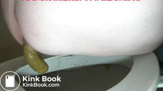 Dropping A Giant Log Over The Toilet