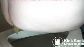 Dropping A Giant Log Over The Toilet