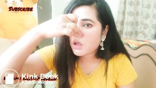 stunning Indian girl puked