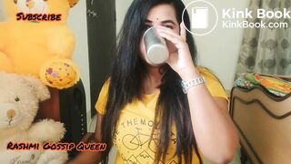 stunning Indian girl puked