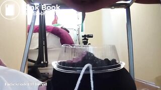 Young Spanish Mistress Uses a Human Toilet