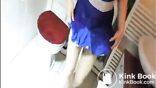 Girl Self Pisses And Bathes