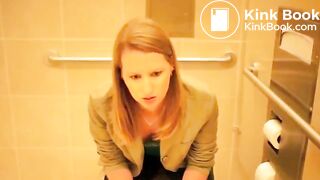 Girl diarrhea in public