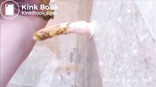 poop dildo suction