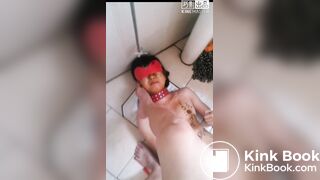 chinese slave woman eat shit lick shoe