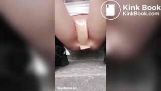 Japanese amateur girl poop