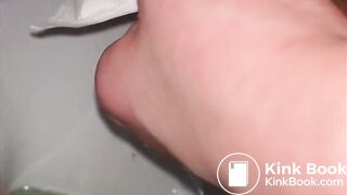 Polish girl poop into toilet 4