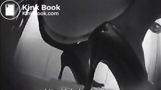 Asian girl poops in squat toilet 82