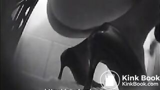 Asian girl poops in squat toilet 82