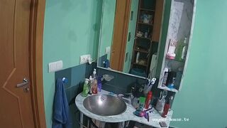 Woman pooping in Toilet 8