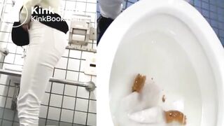 asian girl toilet pooping - video 2
