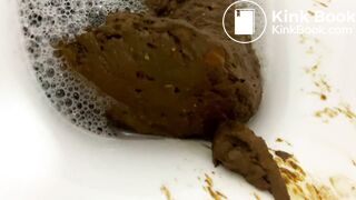 Hot Gaping Hole Knobbly Turd Close Up