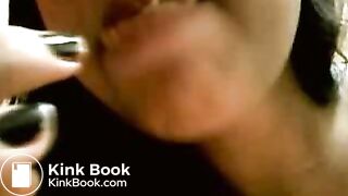 Dirty Asia Girl drink pee and eat shit