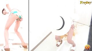 Japanese blonde have watery shits