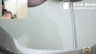 girl poop in toilet - video 37