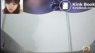 girl poop in toilet - video 37