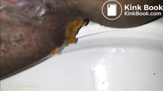Ebony Pushing Out The Shit #3