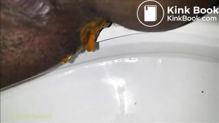 Ebony Pushing Out The Shit #3
