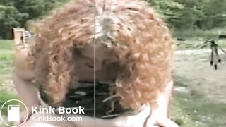 home shooting of mature woman's shit