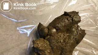 Cut babe in ripped stockings shits